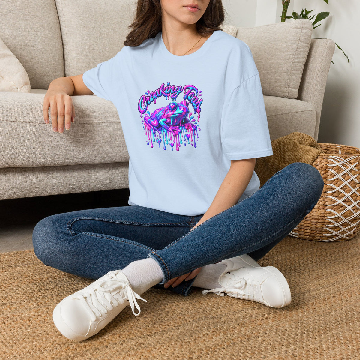 Croaking Toad Melted wax Unisex Softstyle T-Shirt