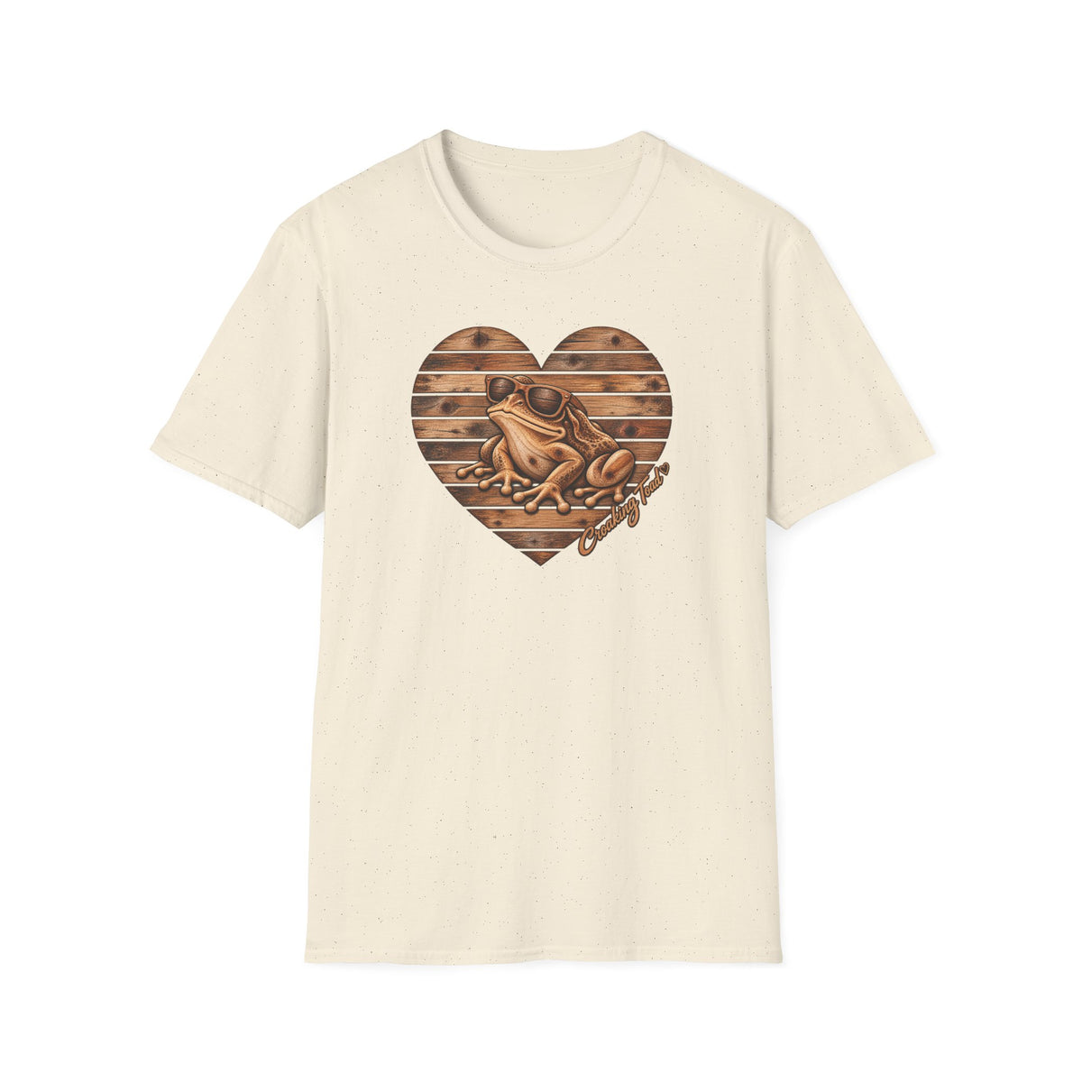Wooden heart - Croaking Toad  T-Shirt