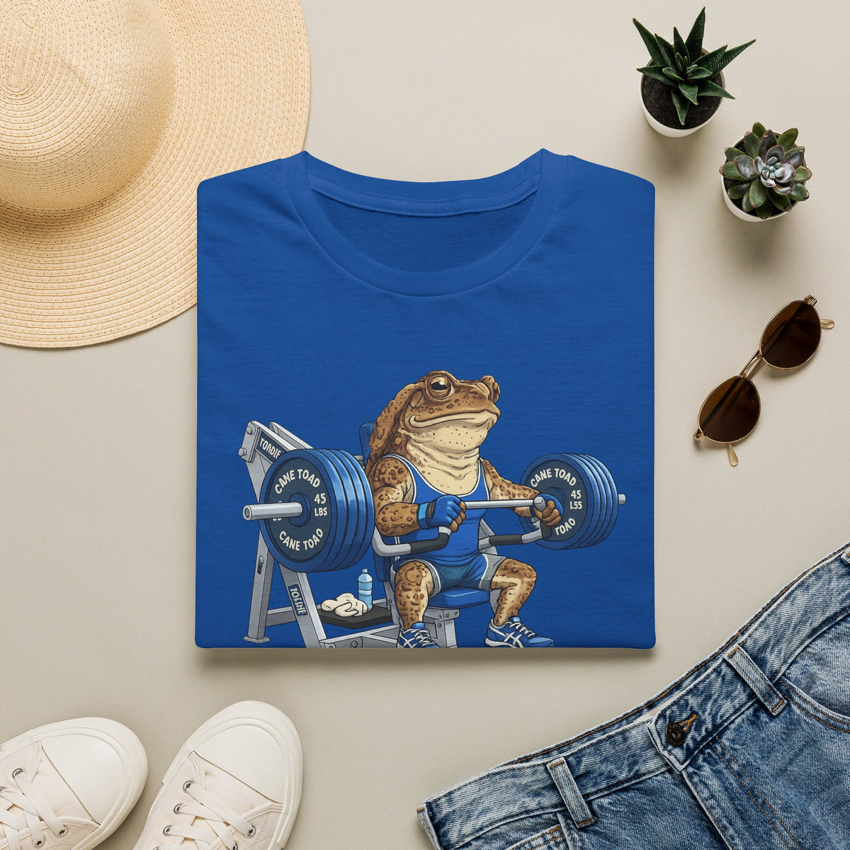 Gym Junkie Toad Unisex Softstyle T-Shirt