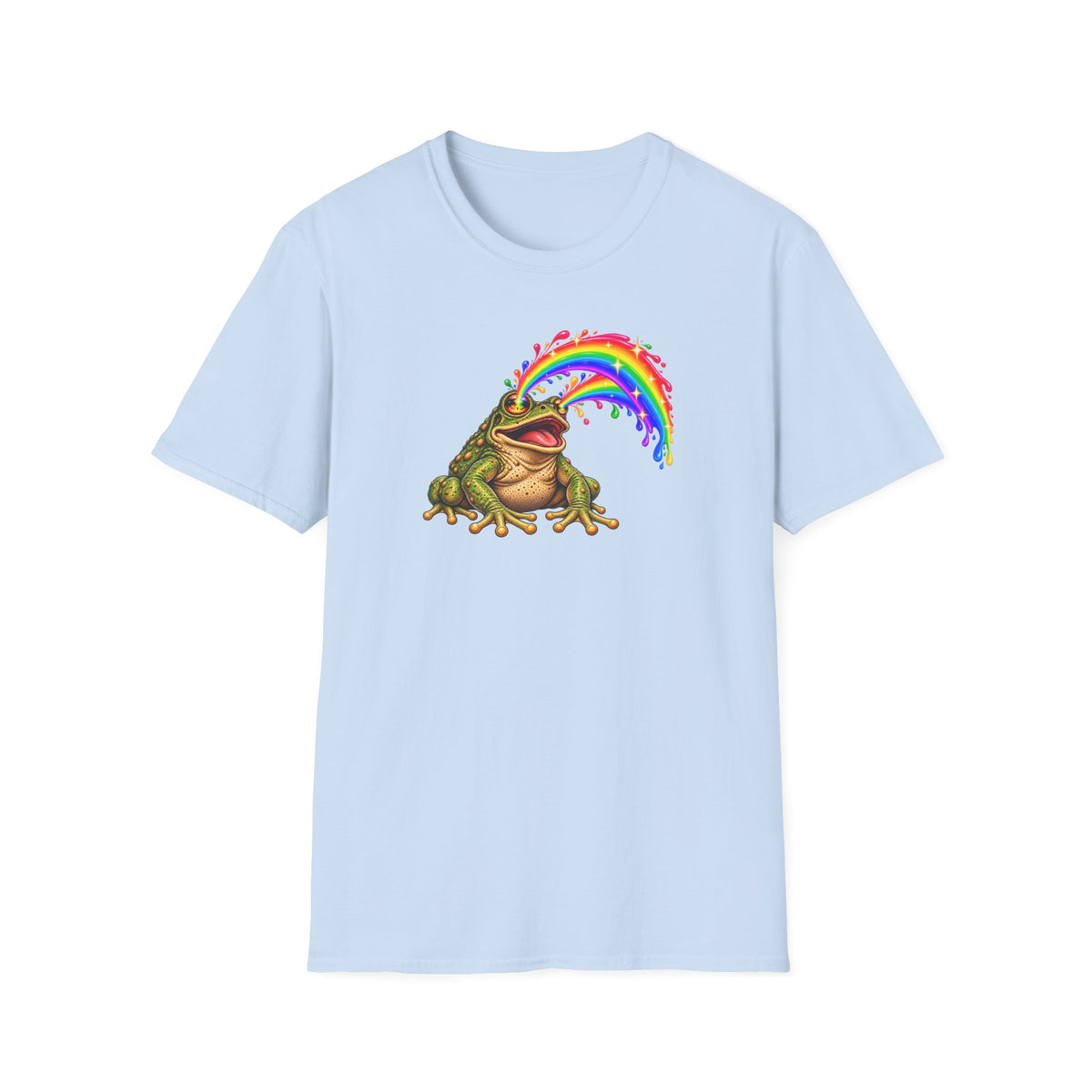 Rainbow Toad Unisex Softstyle T-Shirt