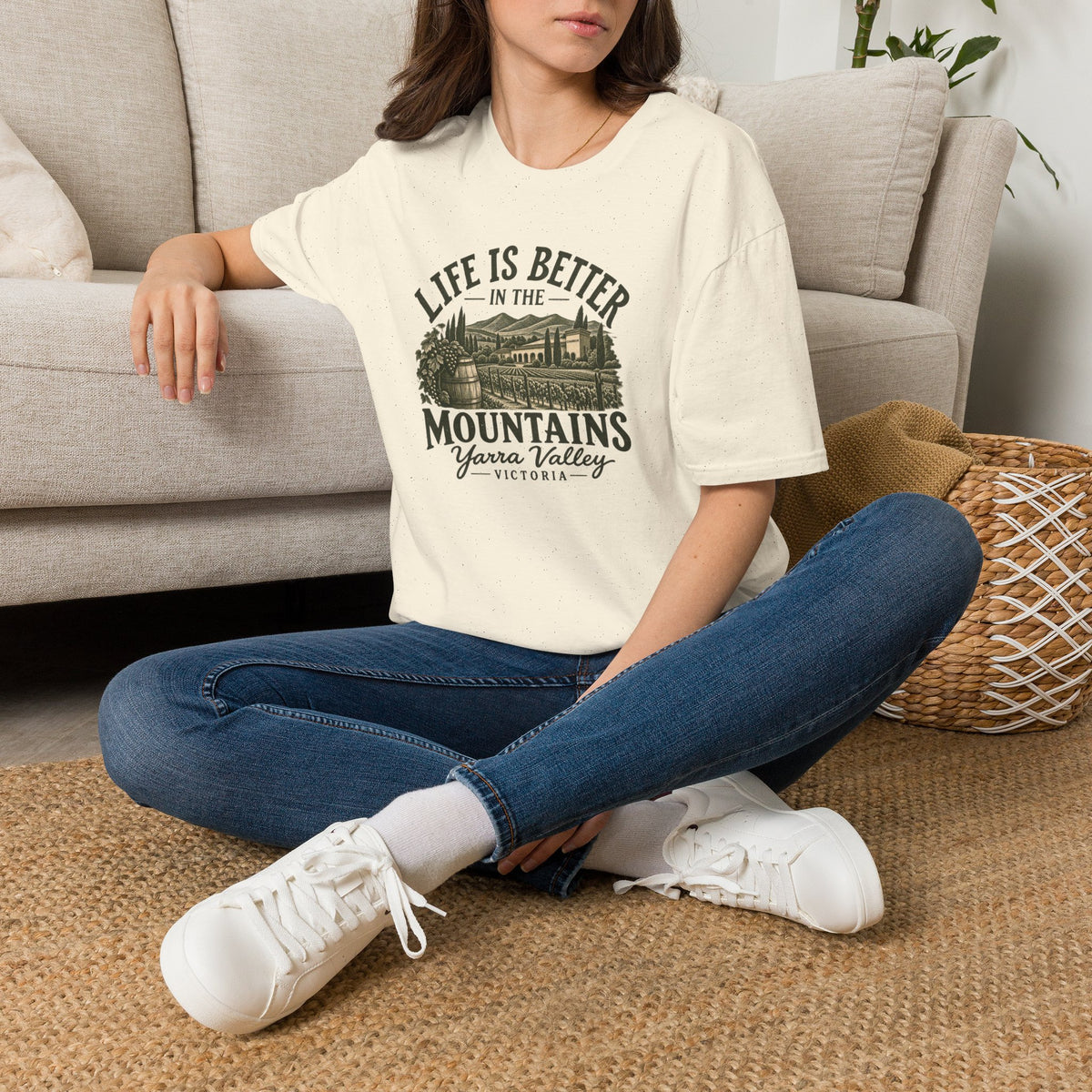 Life is Better in The Mountains  - Yarra Valley Unisex Softstyle T-Shirt