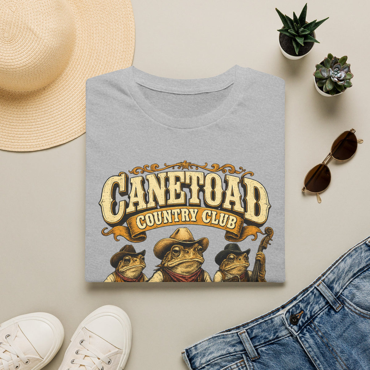 Canetoad Countryclub Unisex Softstyle T-Shirt