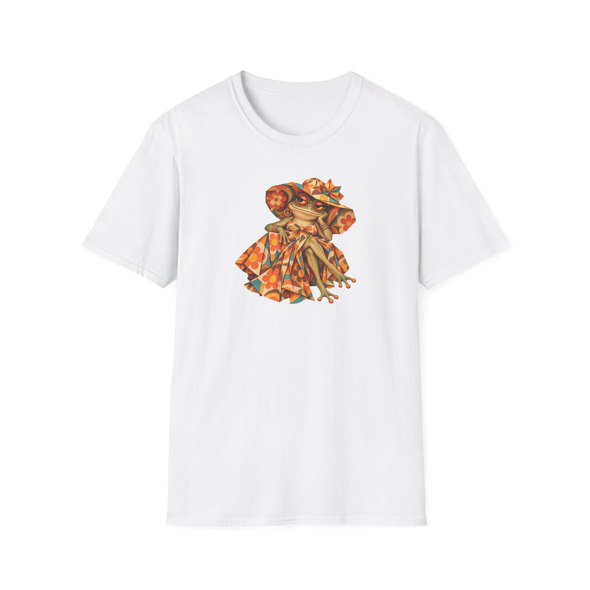 Classy Toad T-Shirt | Funny Stylish Toad Graphic Tee | Croaking Toad