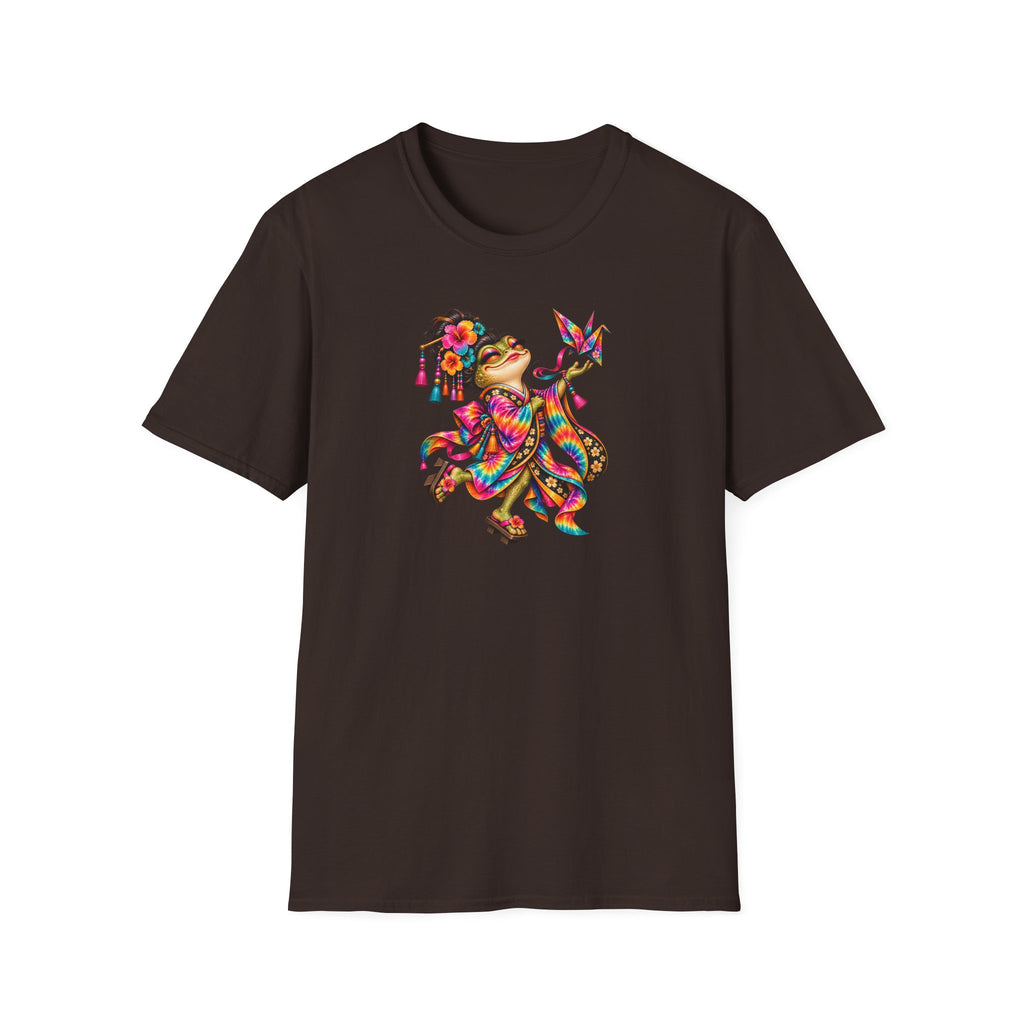 Origami Kite Toad  Unisex Softstyle T-Shirt