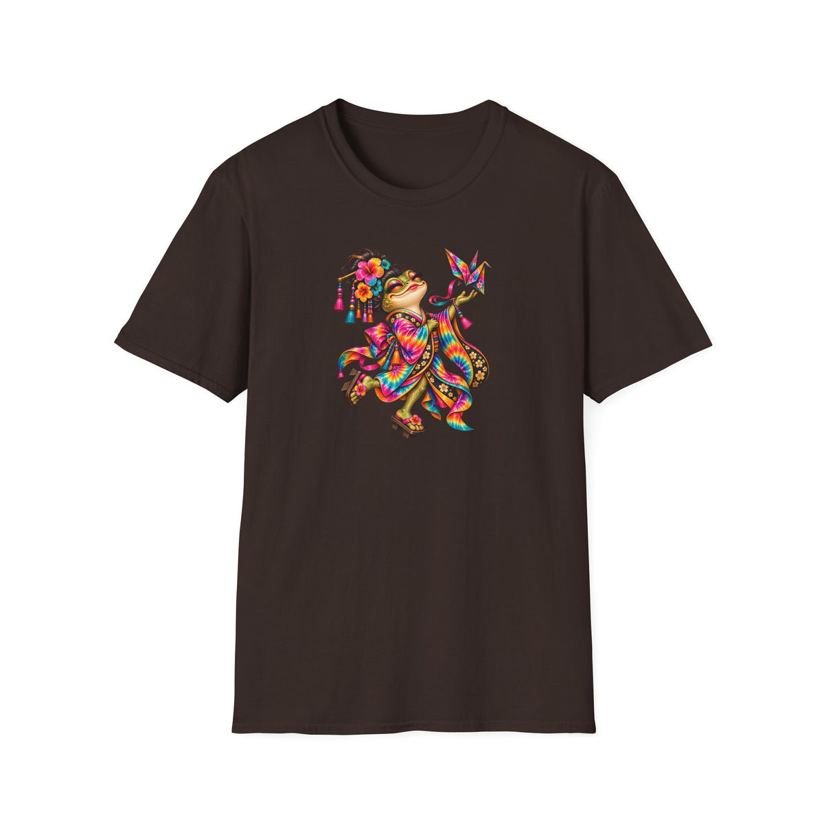 Origami Kite Toad  Unisex Softstyle T-Shirt