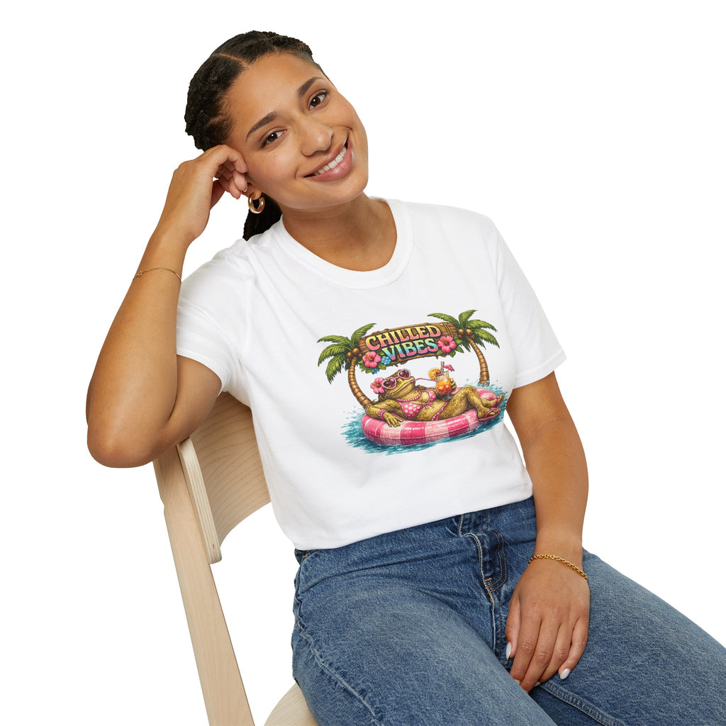Chilled Vibes Toad Unisex Softstyle T-Shirt