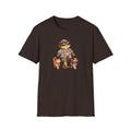 Toad walking origami cat and dog Unisex Softstyle T-Shirt