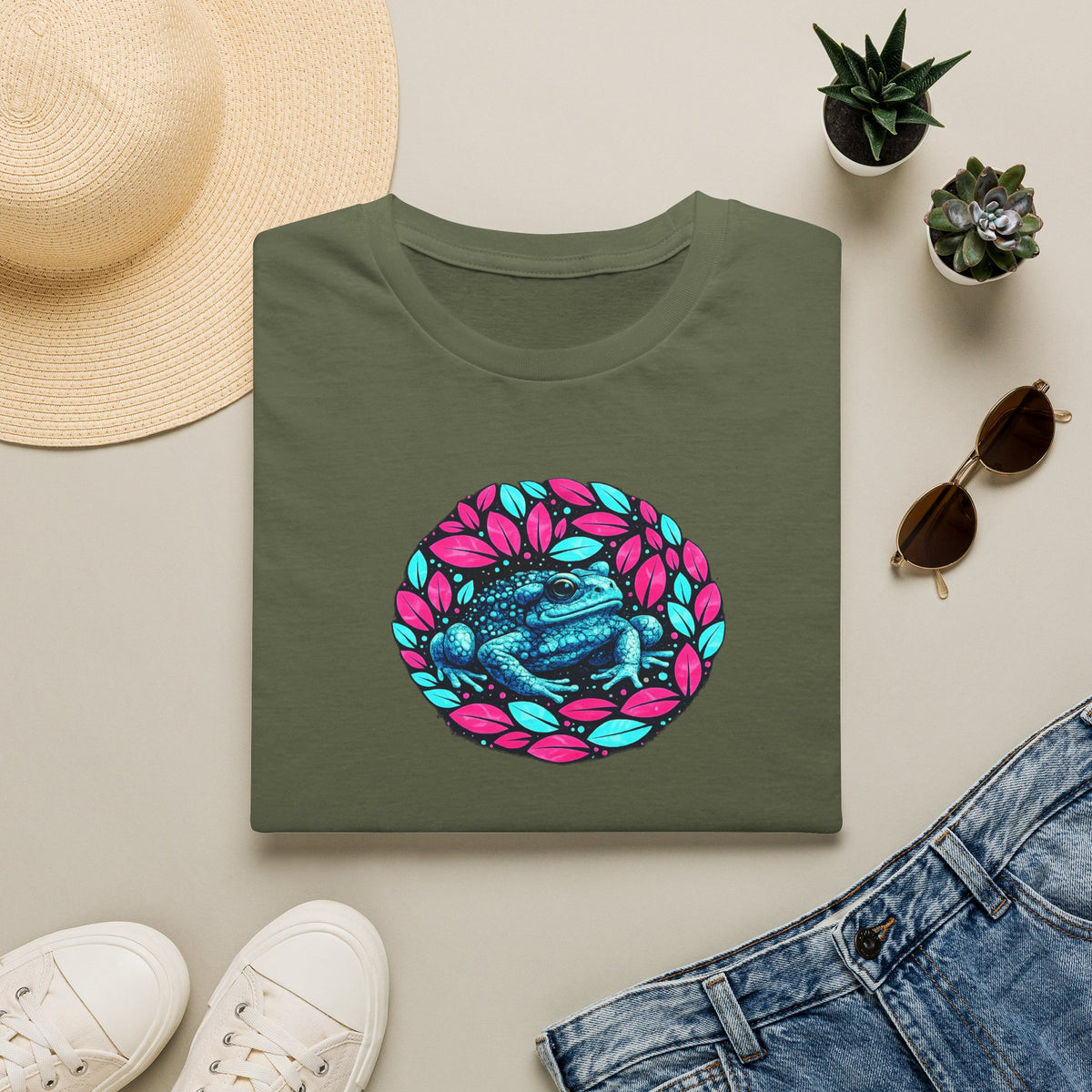 Leafy Toad Unisex Softstyle T-Shirt