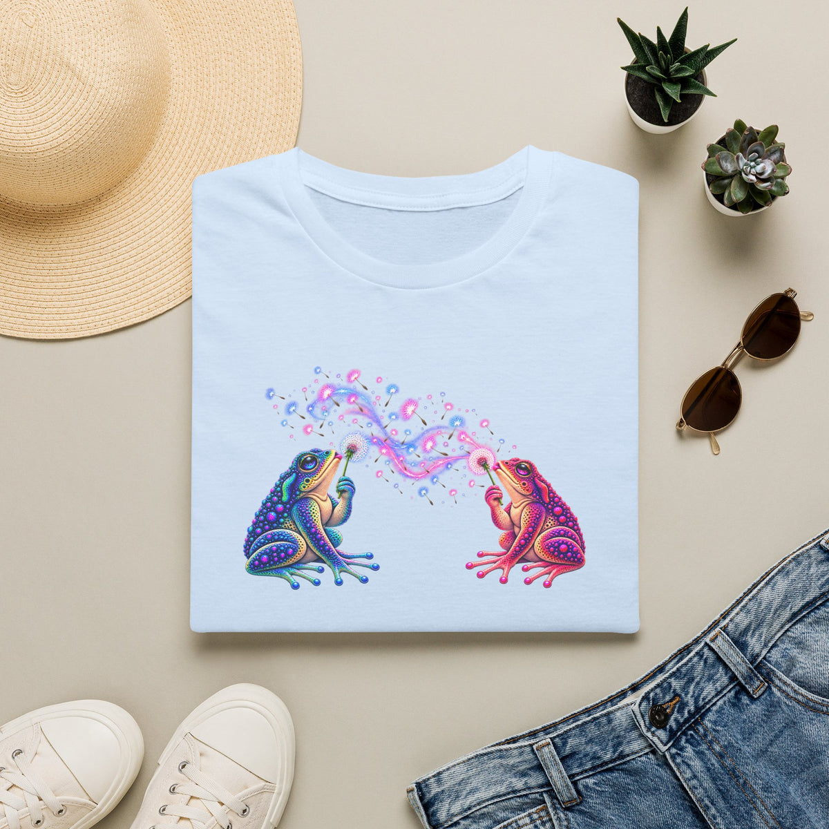 Dandelion Love Toads Unisex Softstyle T-Shirt