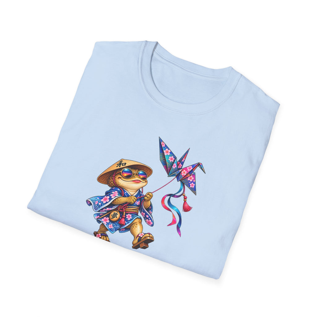 Kite Flying Toad Unisex Softstyle T-Shirt