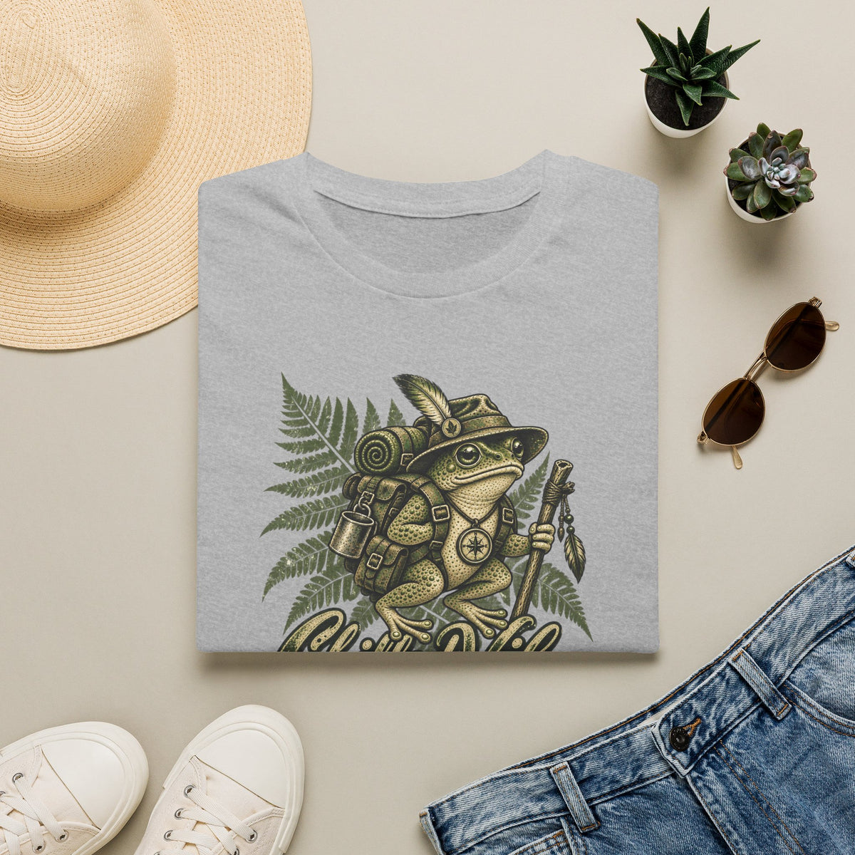 Chilled Vibes hiking Toad Unisex Softstyle T-Shirt