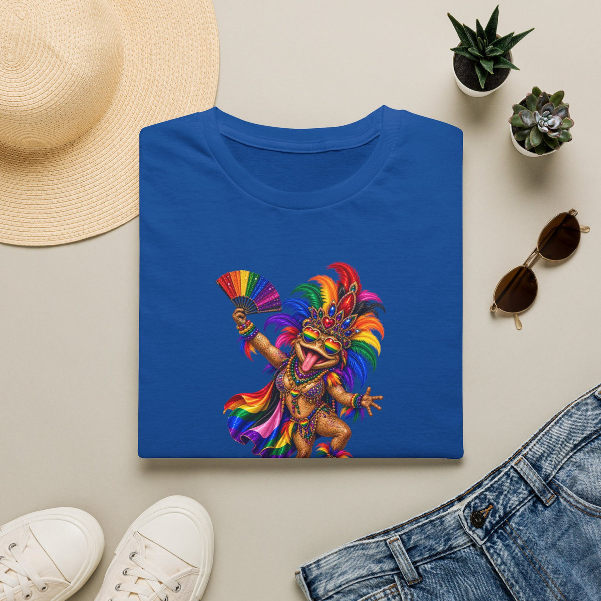 Madigras Toad Unisex Softstyle T-Shirt