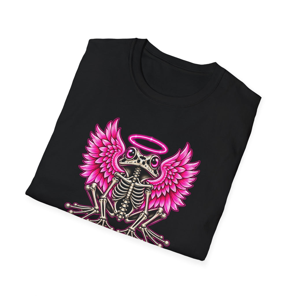 Halo & Flower Angel Skeleton Toad Tee