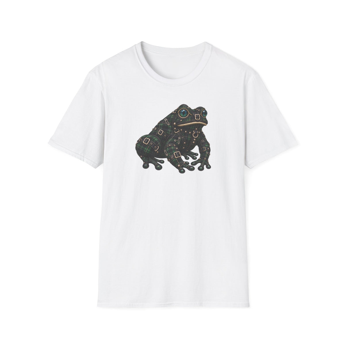 Green & Black Buckle Tarten Toad Unisex Softstyle T-Shirt