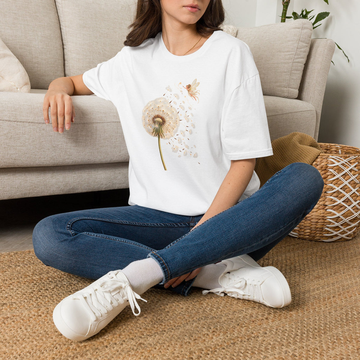 Dandelion fairy Unisex Softstyle T-Shirt