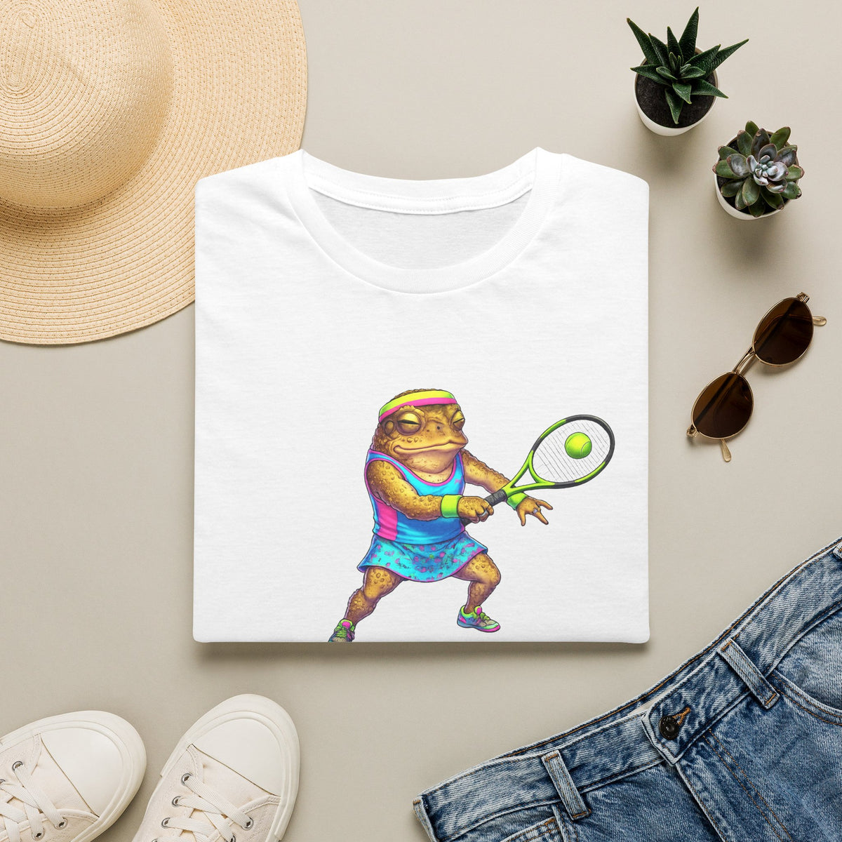 Tennis Toad Unisex Softstyle T-Shirt