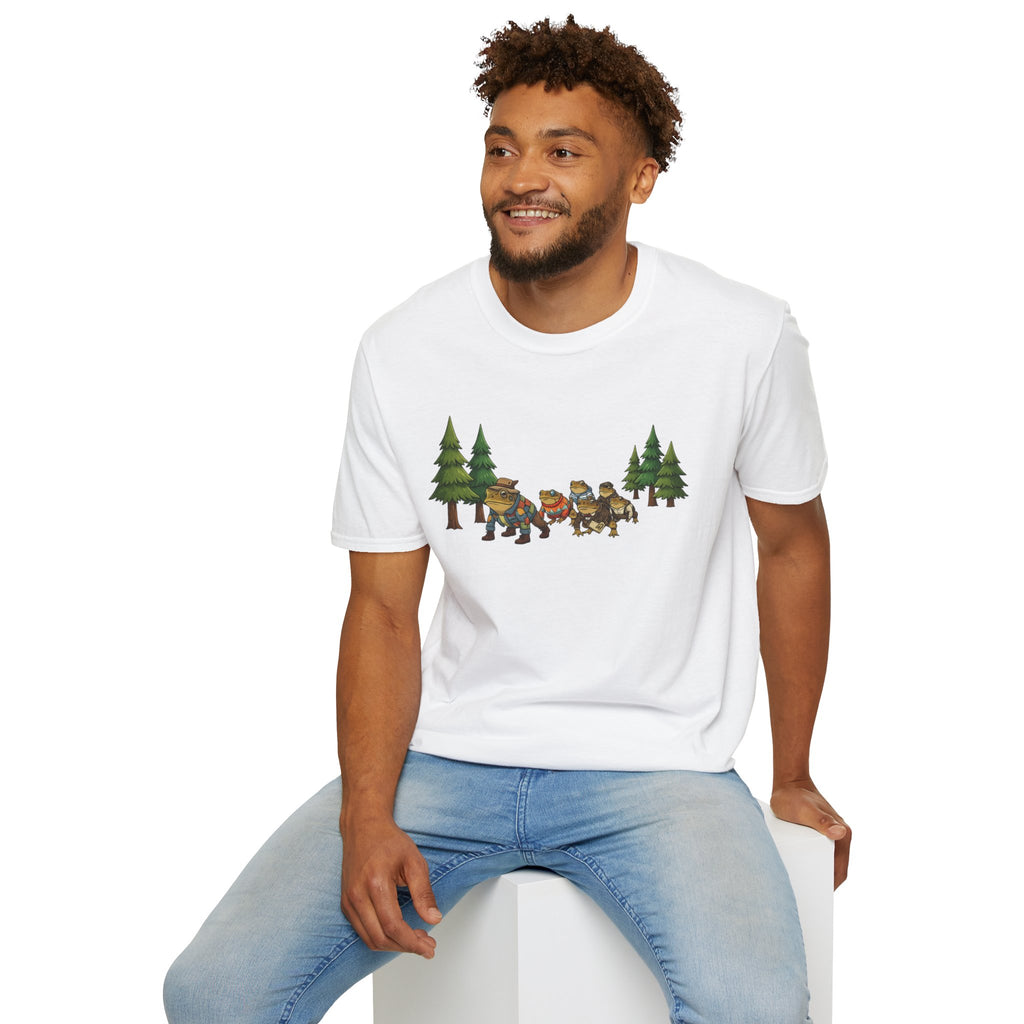 Toad Trail Wandern durch den Wald Unisex Softstyle T-Shirt