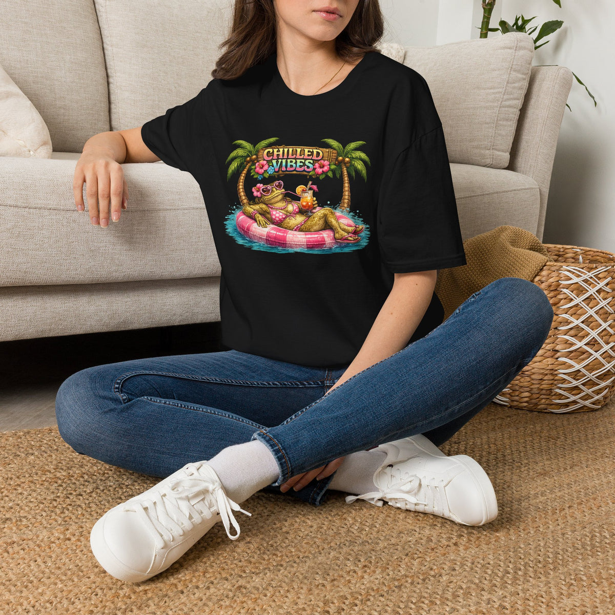 Chilled Vibes Toad Unisex Softstyle T-Shirt