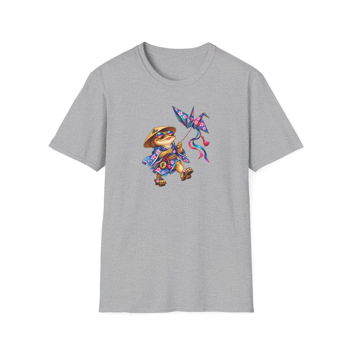 Kite Flying Toad Adventure T-Shirt | Croaking Toad