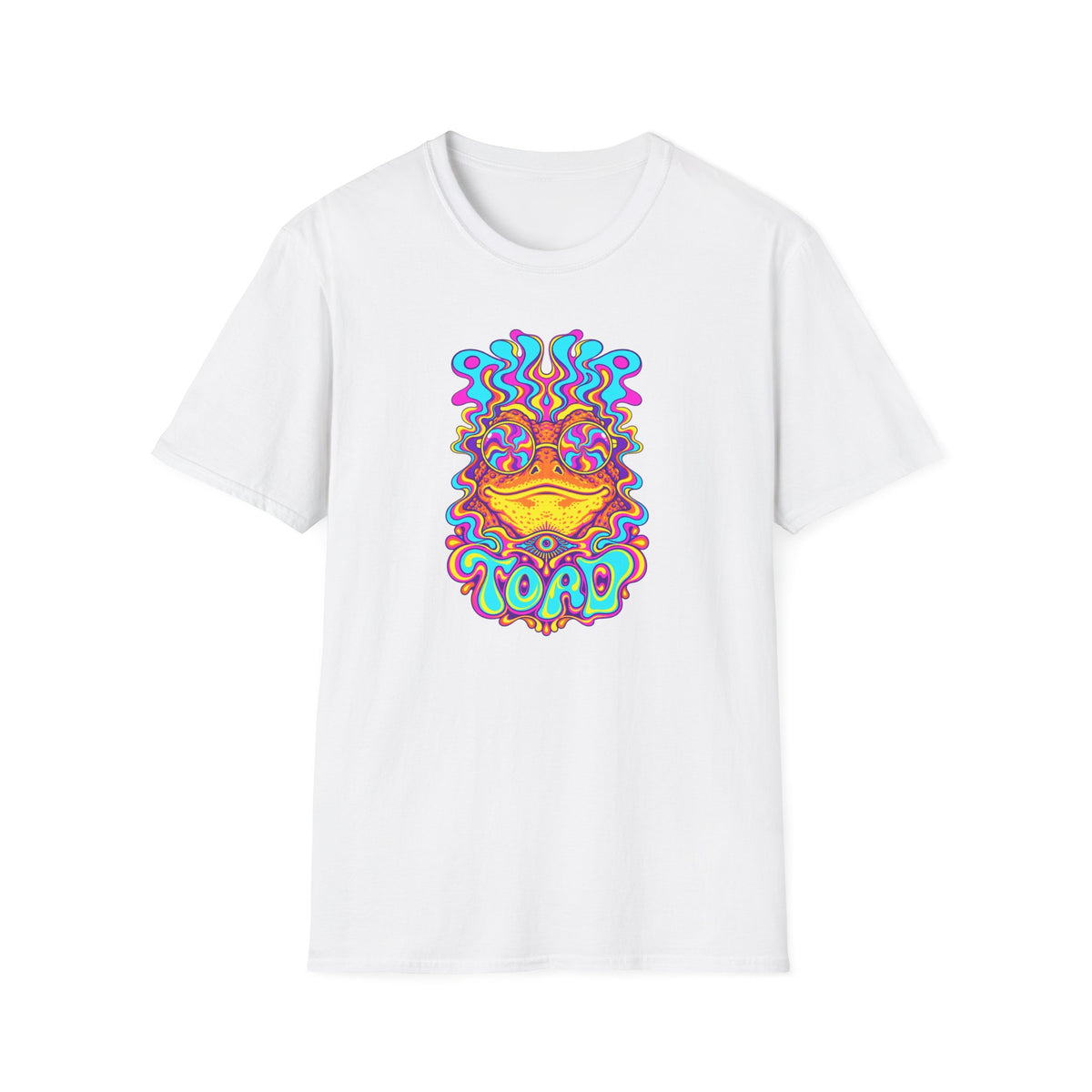 Psychedelic Toad Unisex Softstyle T-Shirt