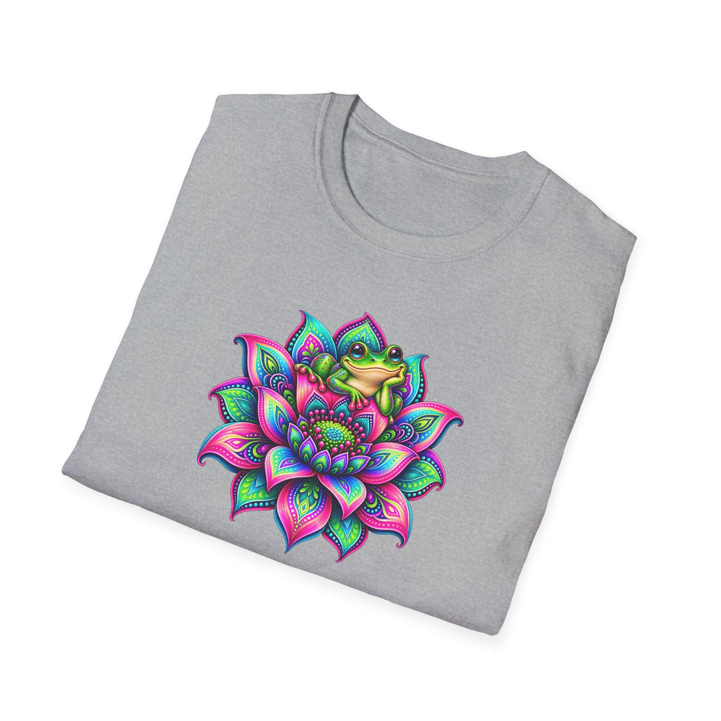 Mandala flower toad Unisex Softstyle T-Shirt