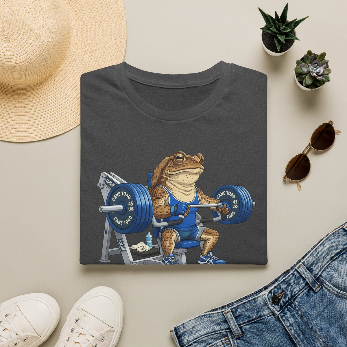 Gym Junkie Toad Unisex Softstyle T-Shirt