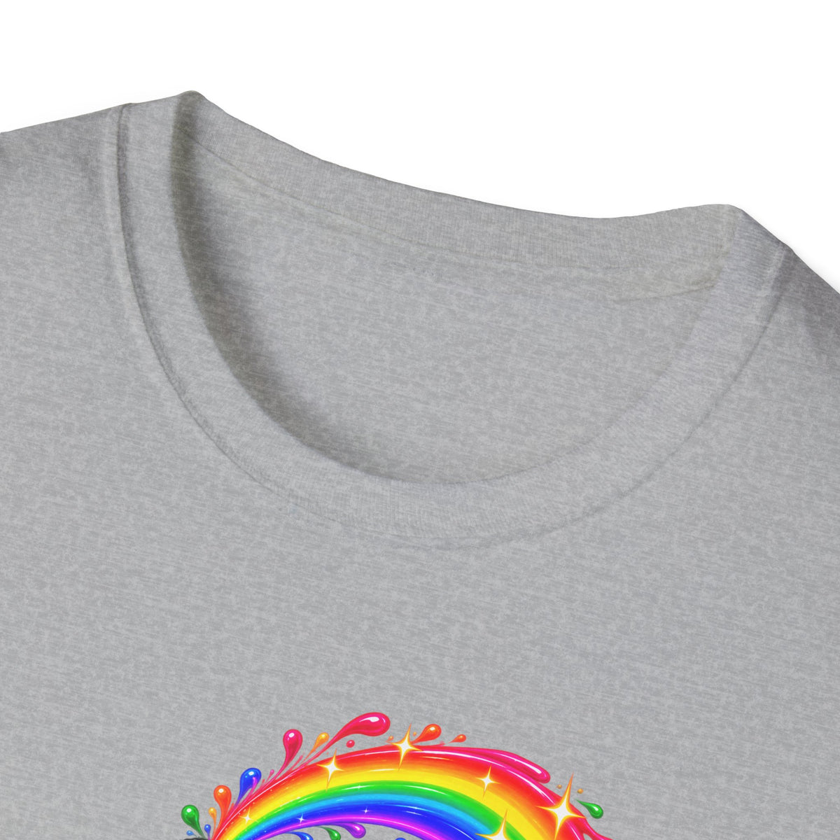 Rainbow Toad Unisex Softstyle T-Shirt