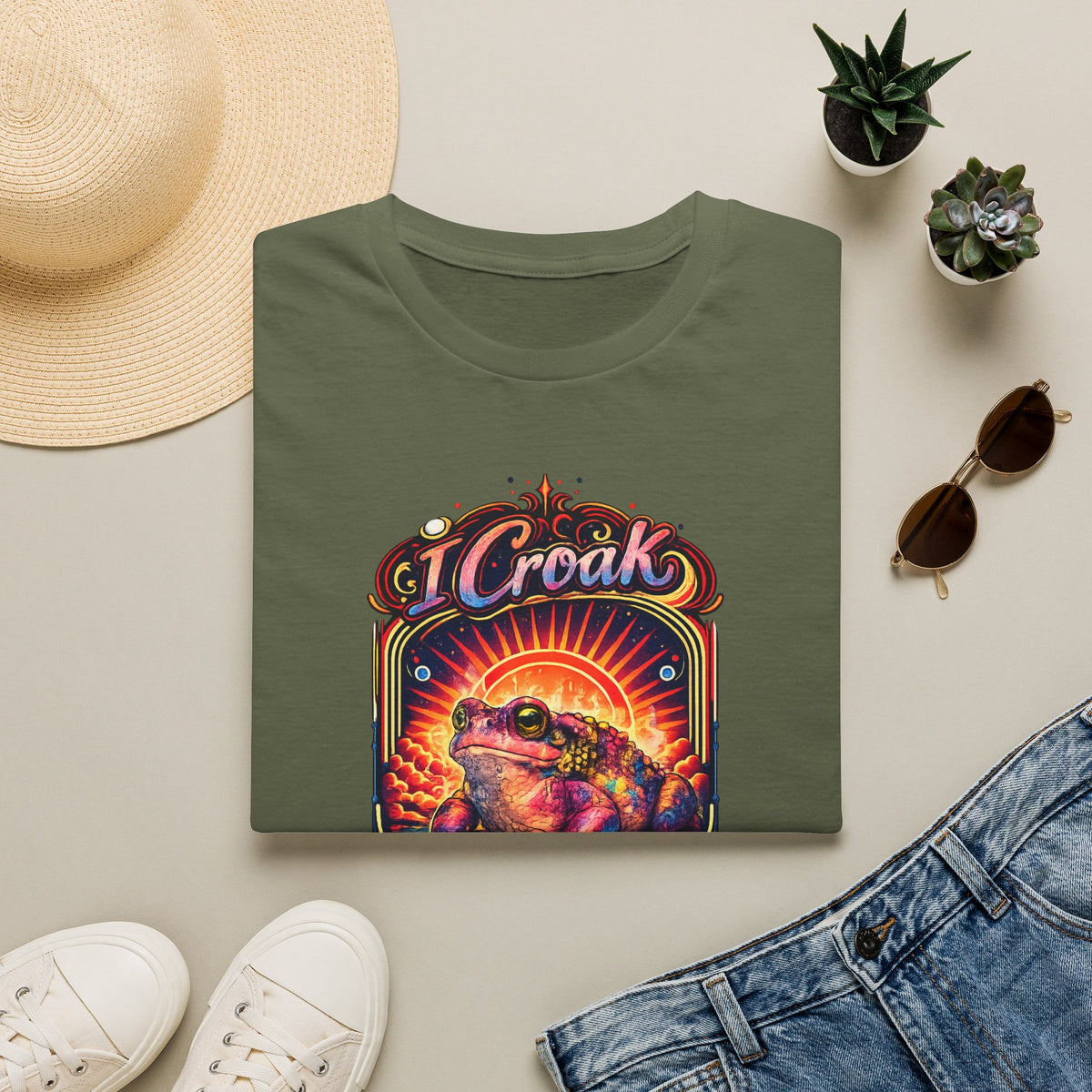 I Croak Under Pressure Unisex Softstyle T-Shirt