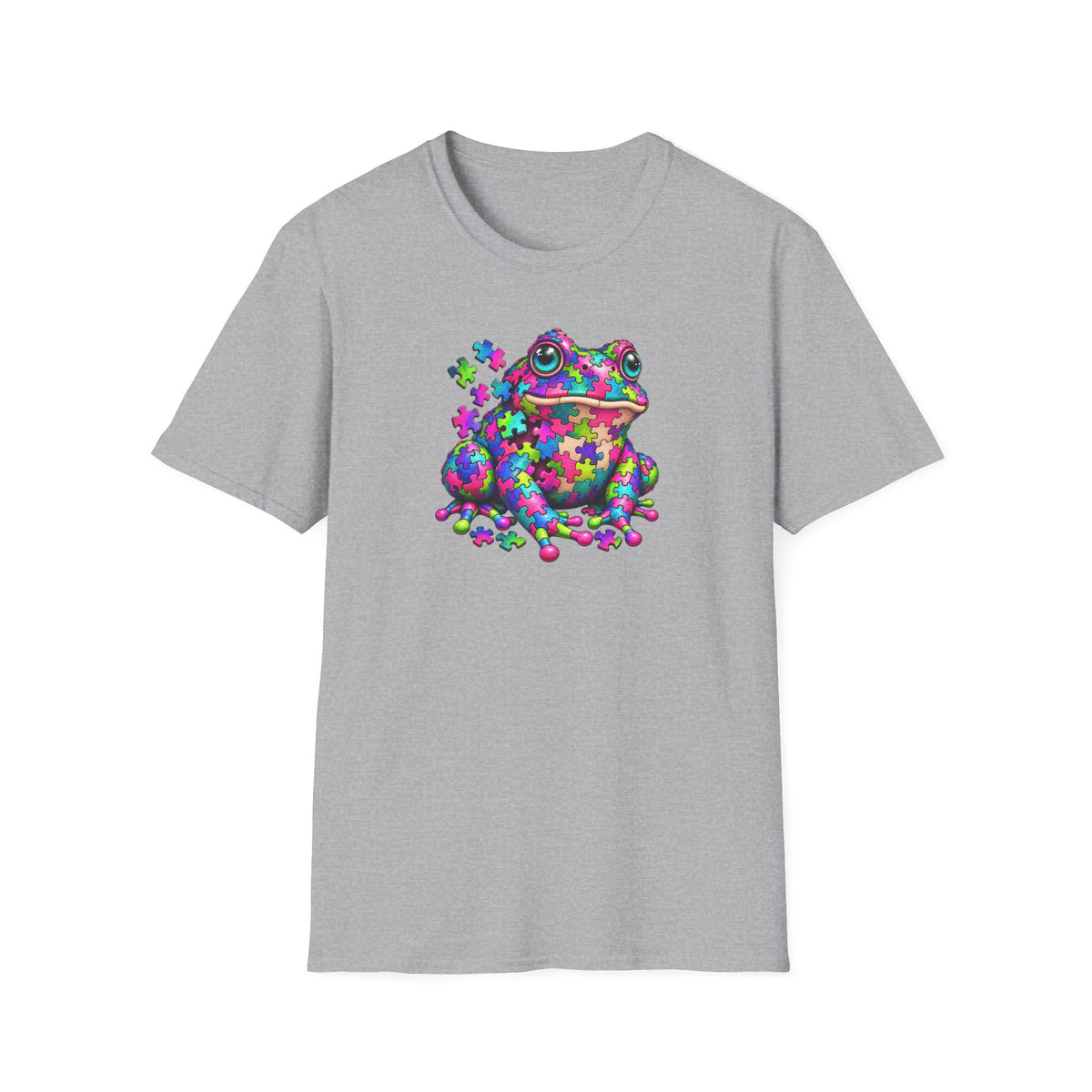 Puzzled Multicolour Toad T-Shirt | Croaking Toad