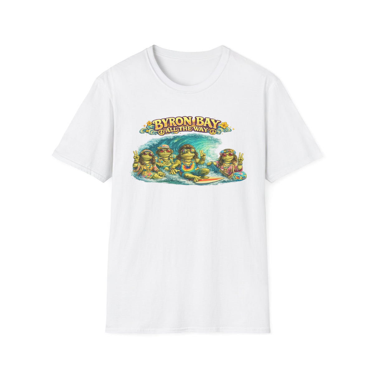 Byron Bay All The Way Unisex Softstyle T-Shirt