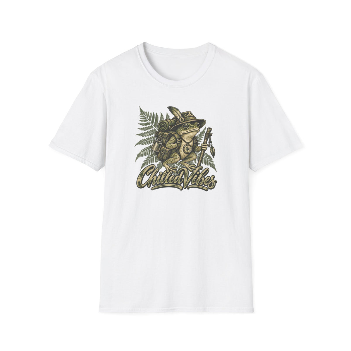 Chilled Vibes hiking Toad Unisex Softstyle T-Shirt