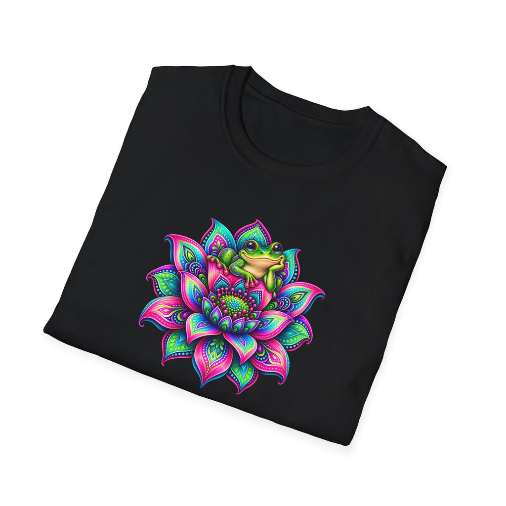 Mandala flower toad Unisex Softstyle T-Shirt