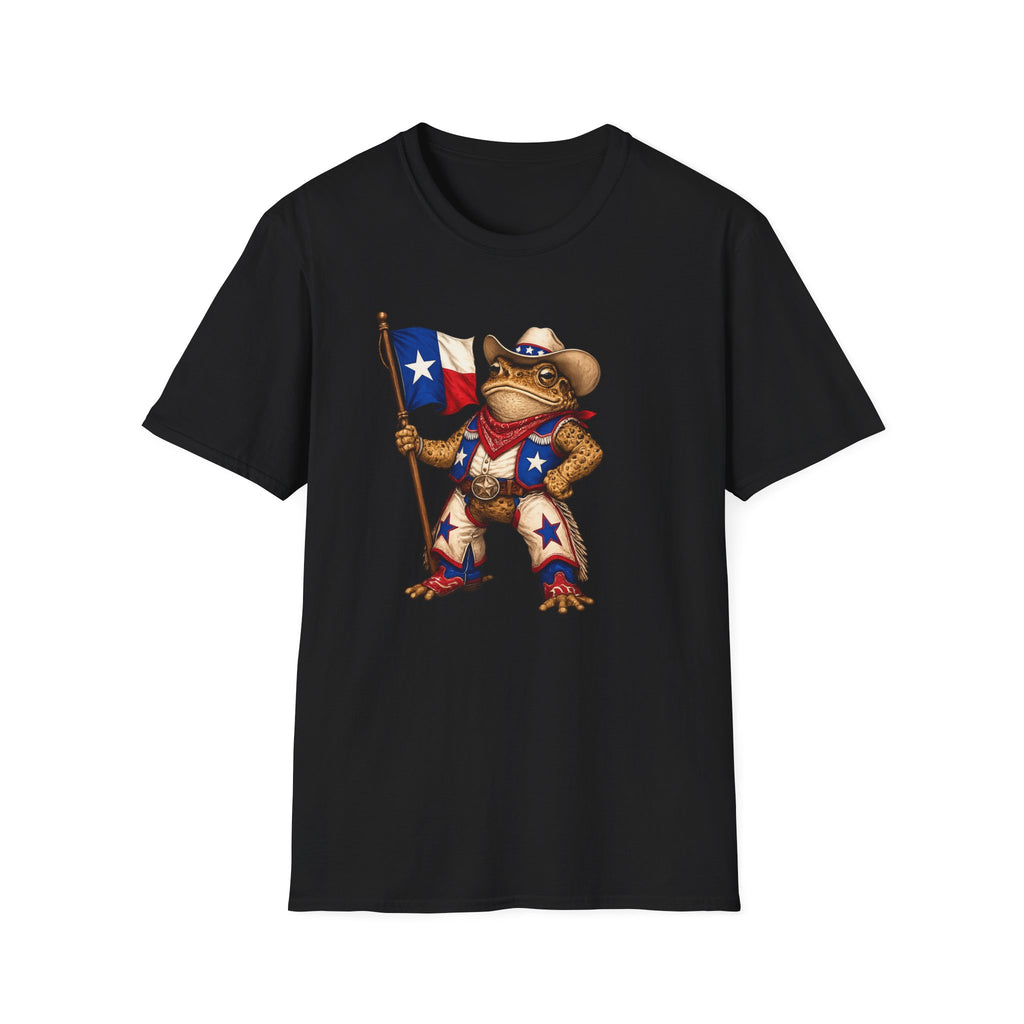 Texas Toad Maskottchen Unisex Softstyle T-Shirt