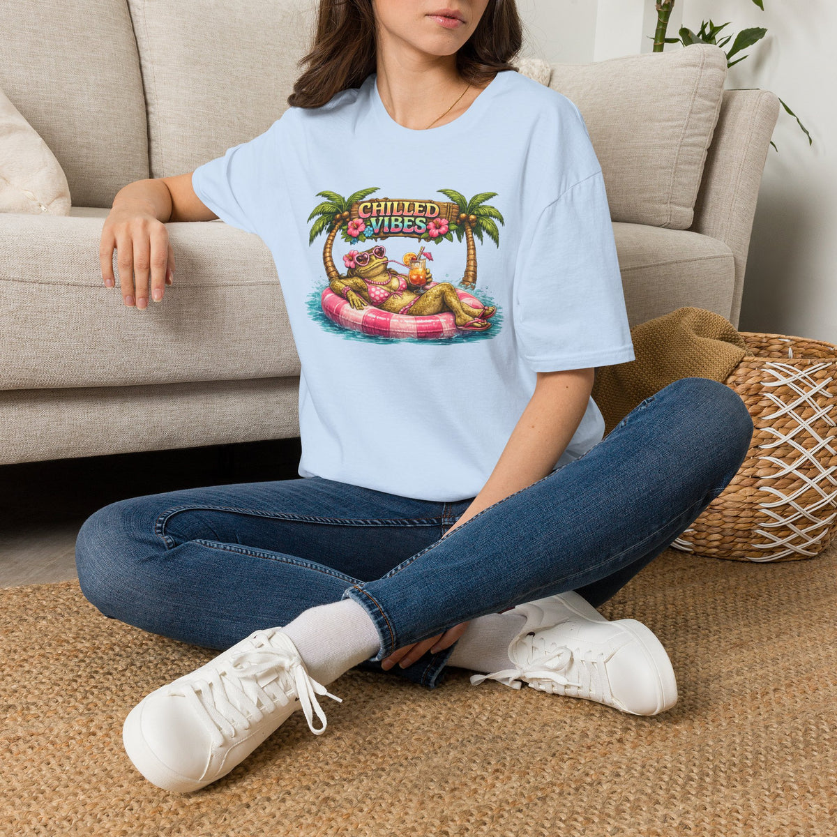 Chilled Vibes Toad Unisex Softstyle T-Shirt