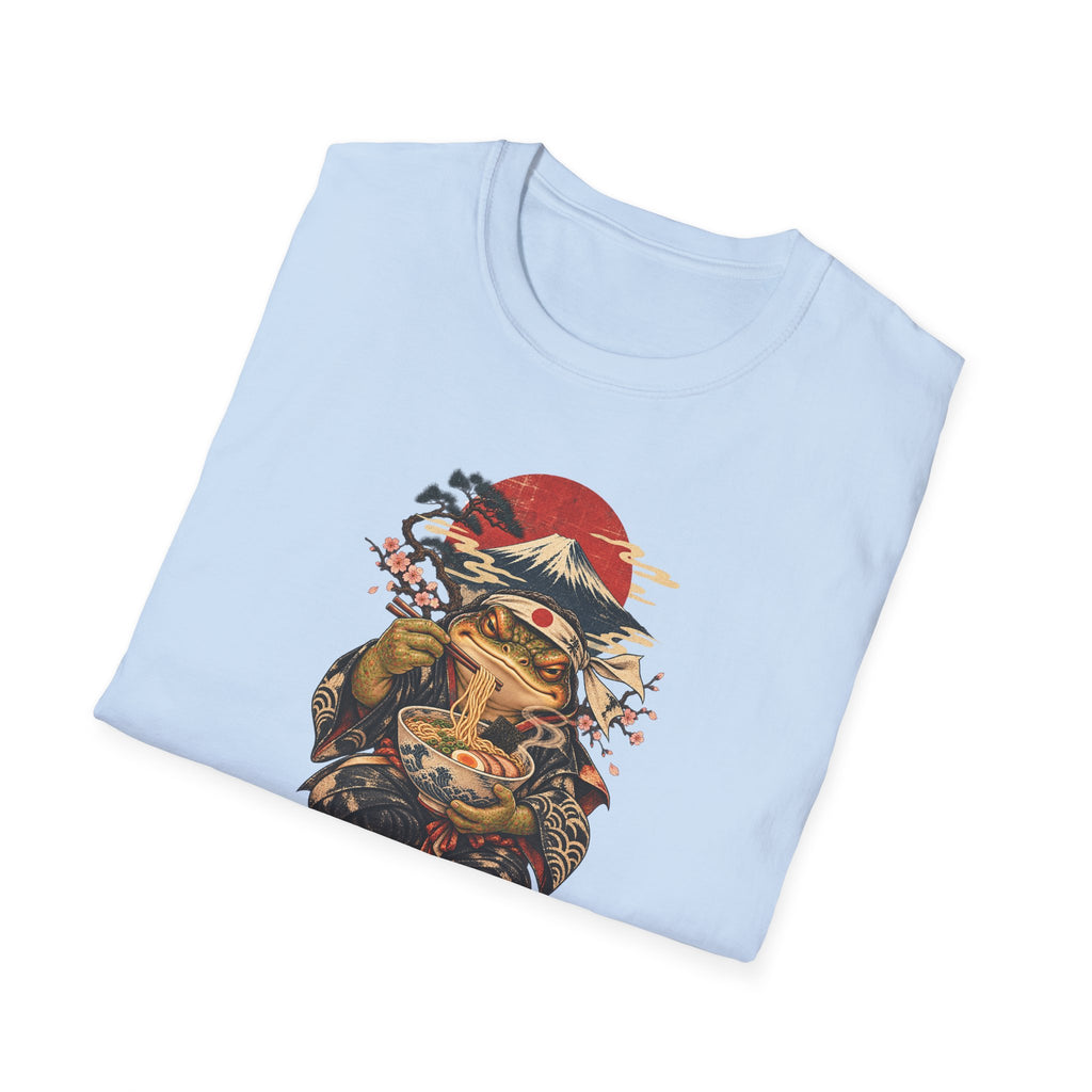 Mt Fuji Ramen noodle Toad Unisex Softstyle T-Shirt