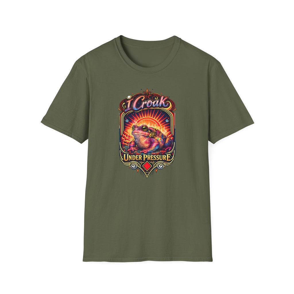 I Croak Under Pressure Unisex Softstyle T-Shirt