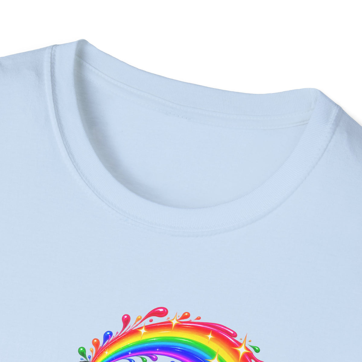 Rainbow Toad Unisex Softstyle T-Shirt