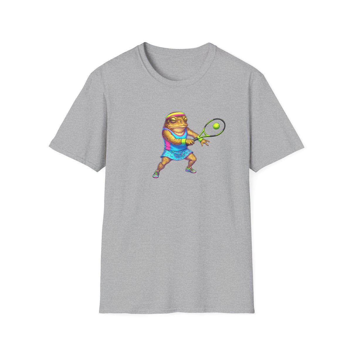 Tennis-Kröte Unisex Softstyle T-Shirt
