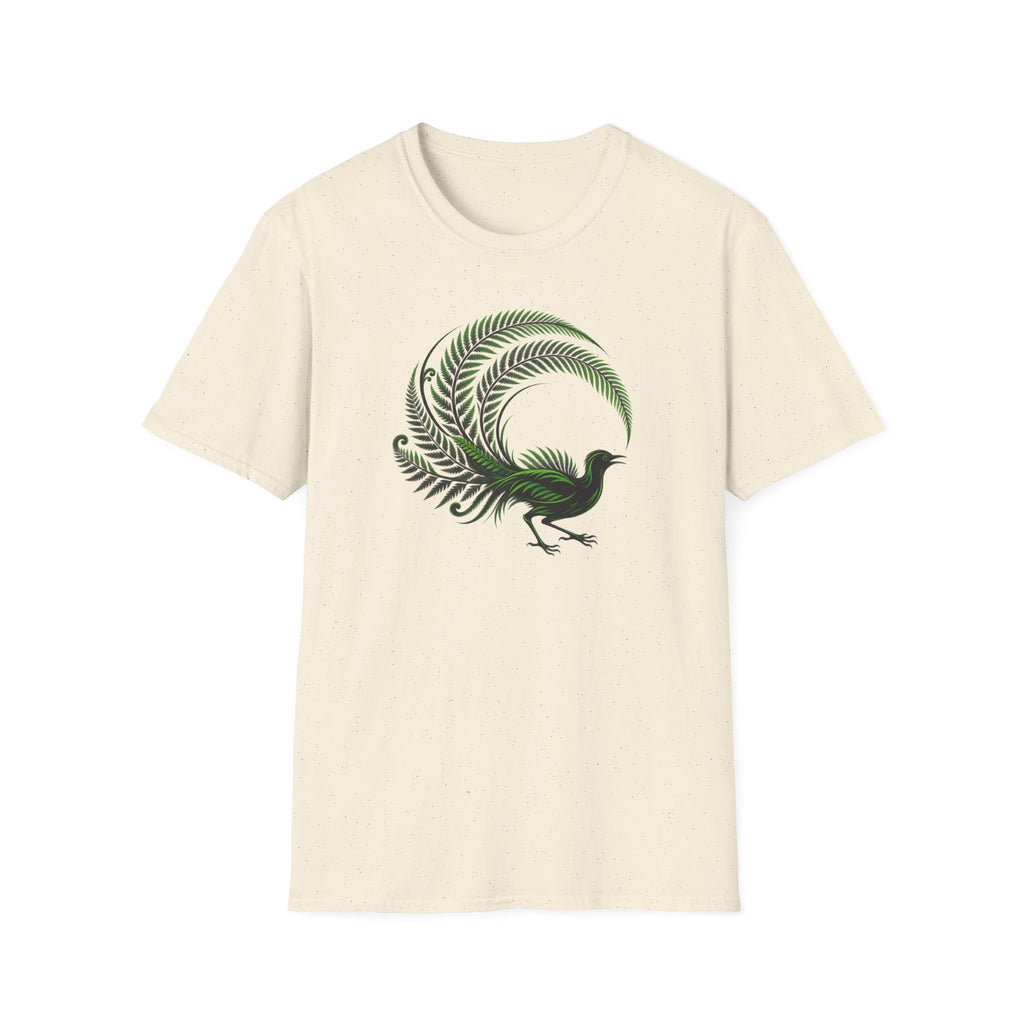 Green Australia Lyrebird Unisex Softstyle T-Shirt