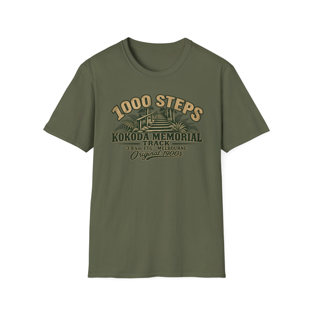 1000 Steps FTG Melbourne,  Australia Unisex Softstyle T-Shirt