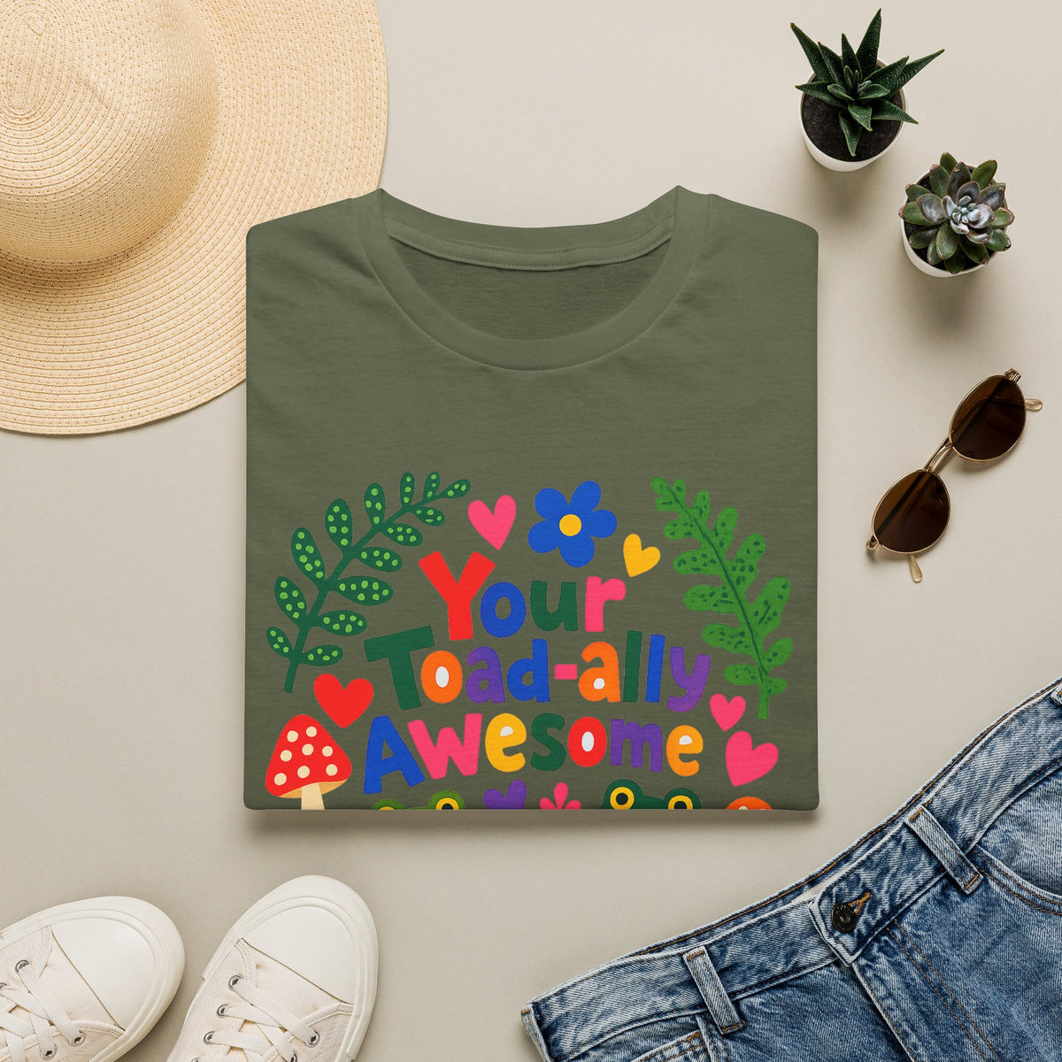 La tua T-shirt unisex "Toad-ally Awesome" in Softstyle