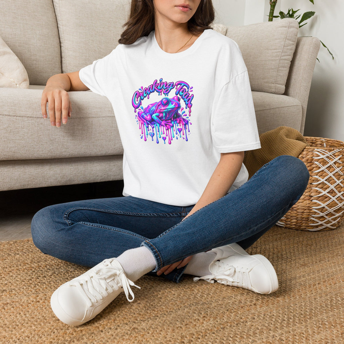Croaking Toad Melted wax Unisex Softstyle T-Shirt