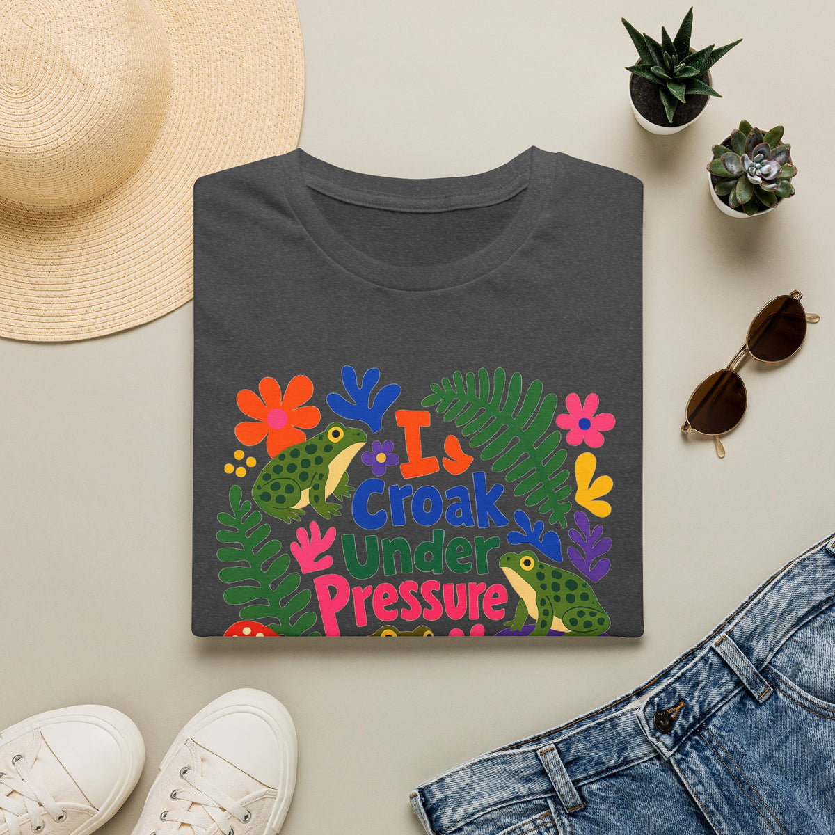 I Croak Under Pressure Unisex Softstyle T-Shirt