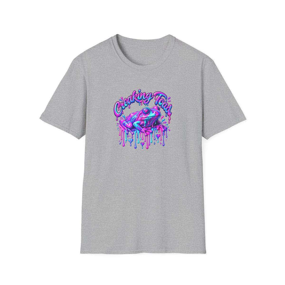 Croaking Toad Melted wax Unisex Softstyle T-Shirt