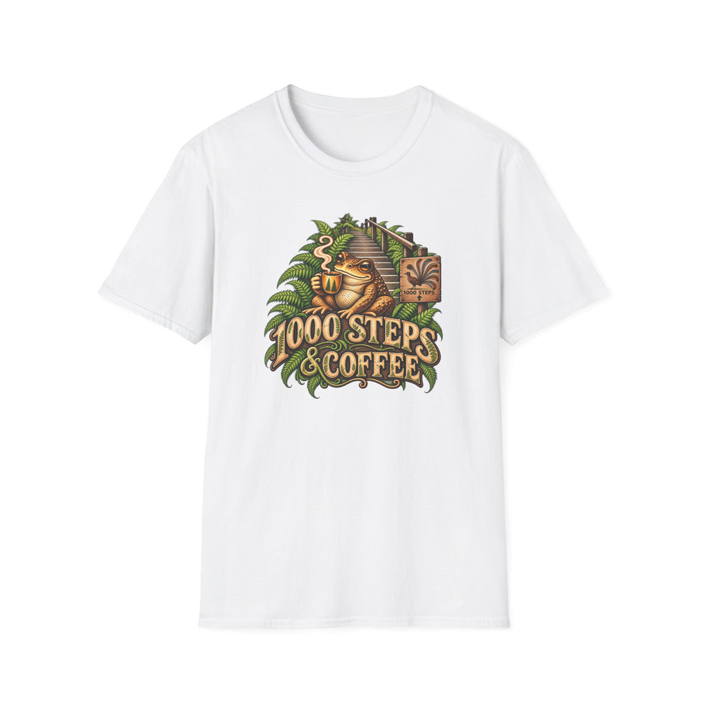 1000 Steps & Coffee Unisex Softstyle T-Shirt