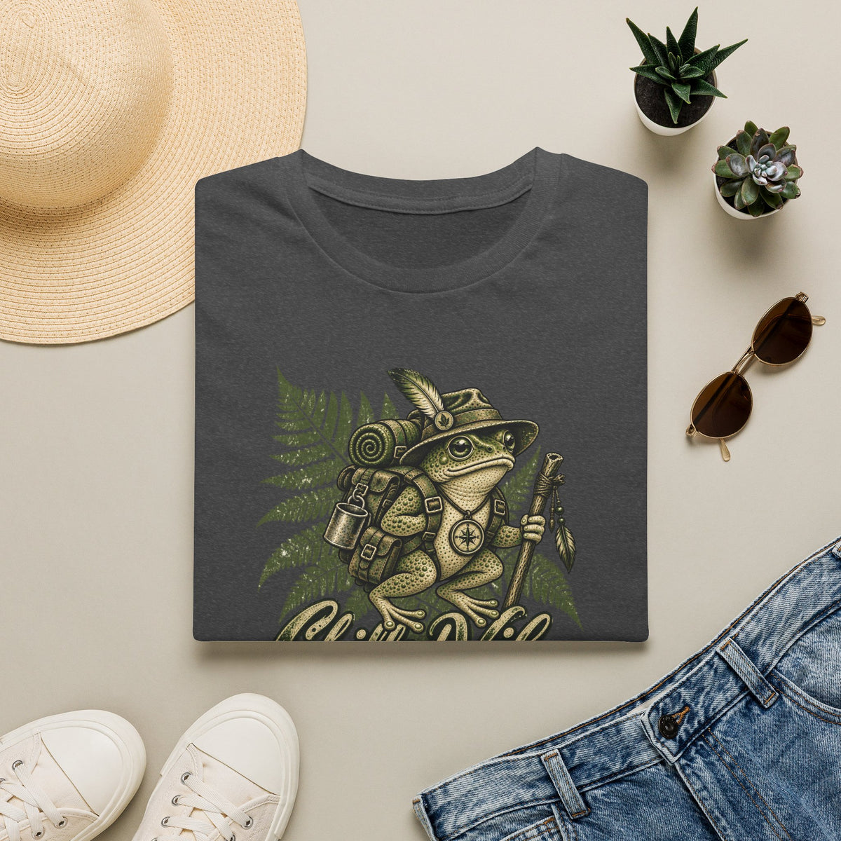 Chilled Vibes hiking Toad Unisex Softstyle T-Shirt