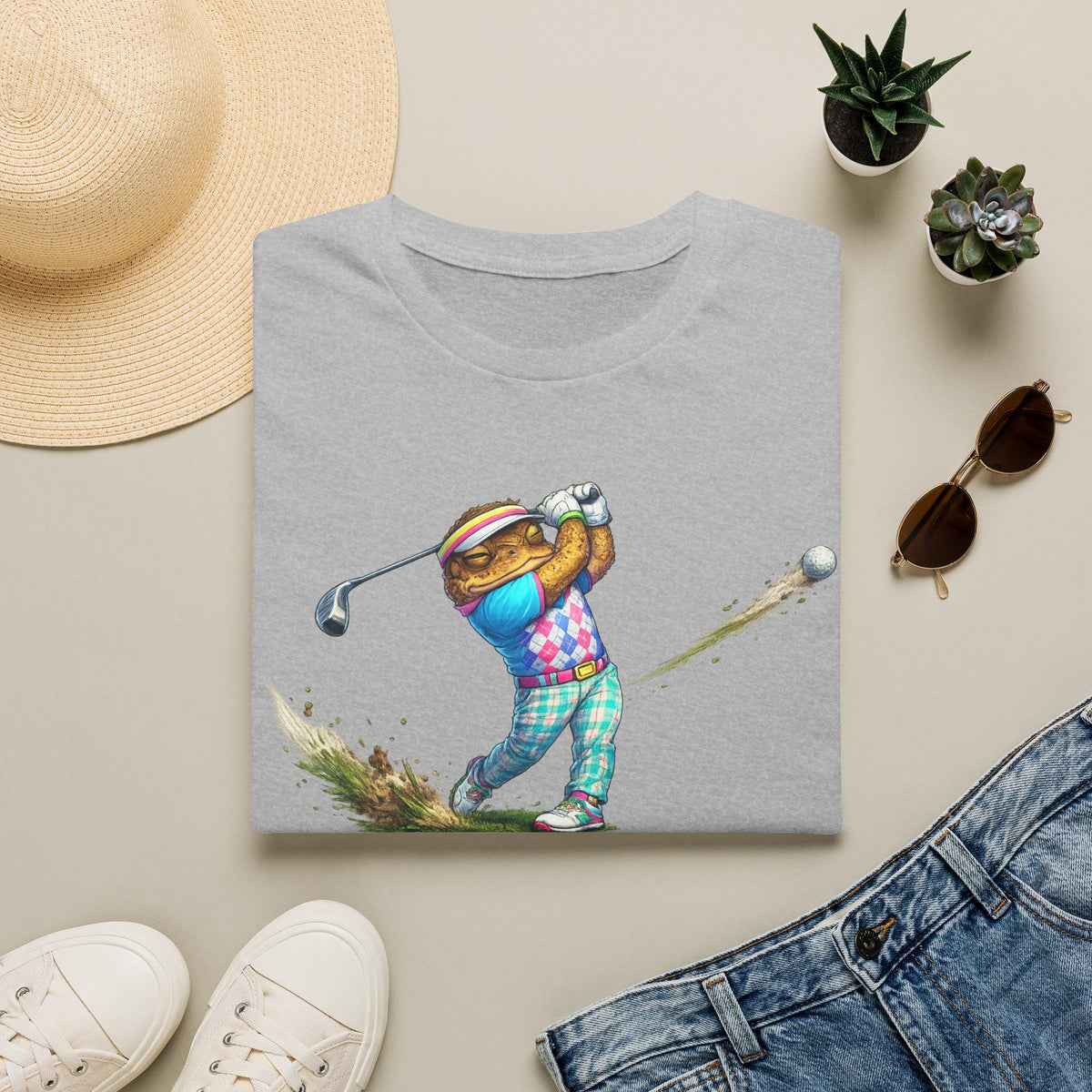 Golf Pro Toad Unisex Softstyle T-Shirt