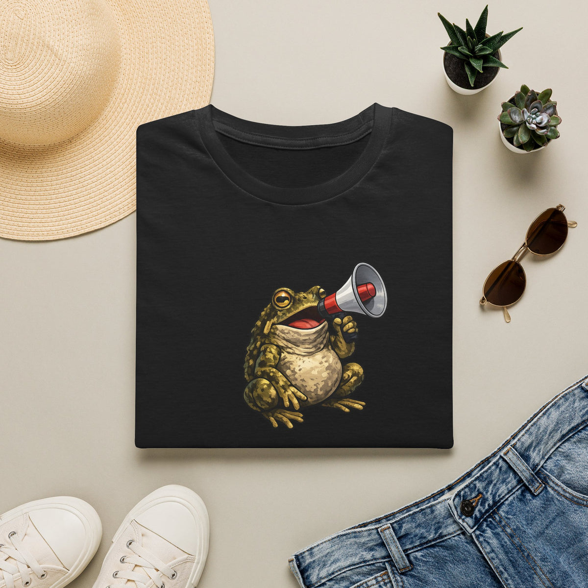 Megaphone Toad Unisex Softstyle T-Shirt