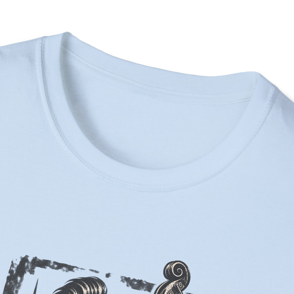 Rockabilly Double bass Toad Unisex Softstyle T-Shirt