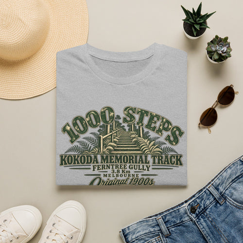 1000 Steps Kokoda Memorial track - Unisex Softstyle T-Shirt